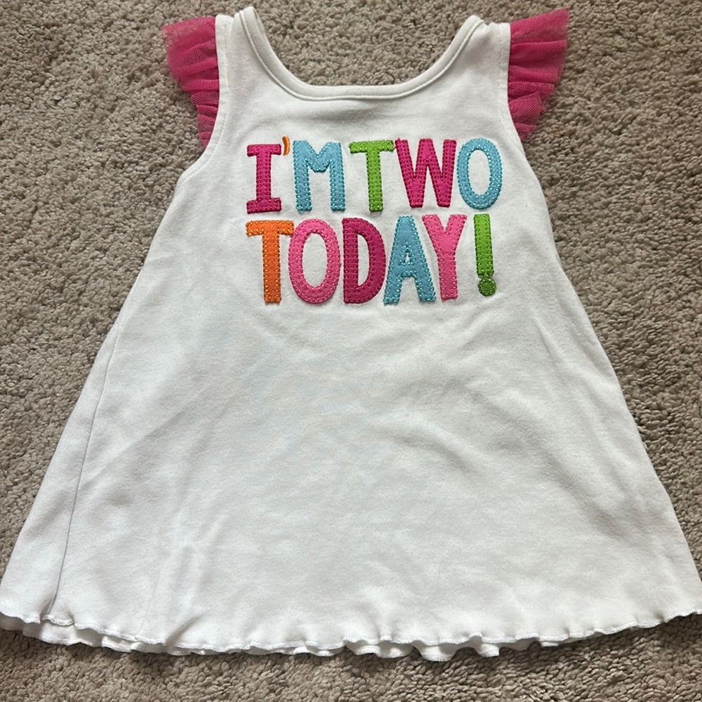 2T Mudpie Birthday shirt